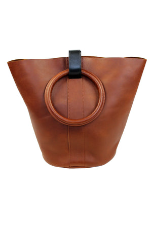 Myers Collective Small Round Bucket Tobacco